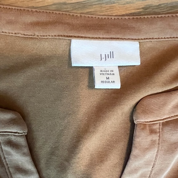 J. Jill So-Soft Knit Camp Shirt - size Medium - Picture 6 of 8